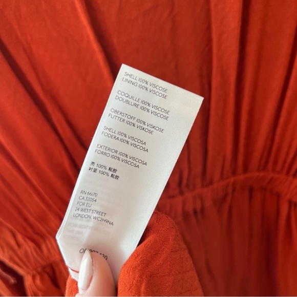 NWT Urban Outfitters Long Sleeve Romper with Tie Waist - Picture 5 of 7